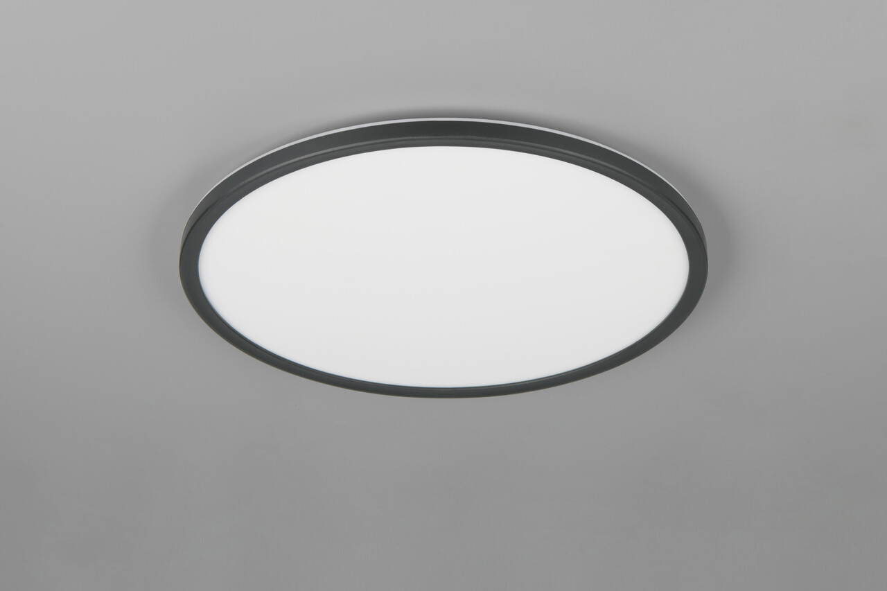 Plafoniera Joko, RL NOW, 42x3 cm, 22W, 1x SMD, plastic, negru - imagine 7